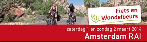 MrGPS op fiets- en wandelbeurs Amsterdam 1 en 2 maart